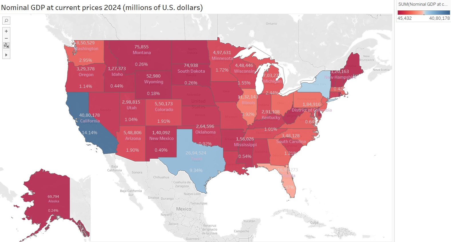 List of U.S. states by GDP