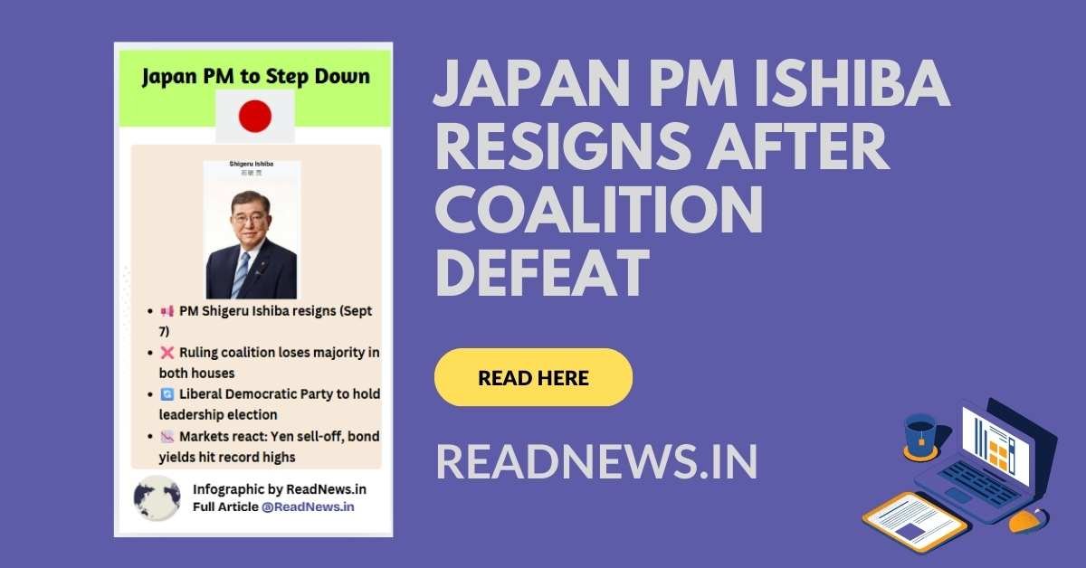 Japan PM Ishiba Resigns After Coalition Defeat