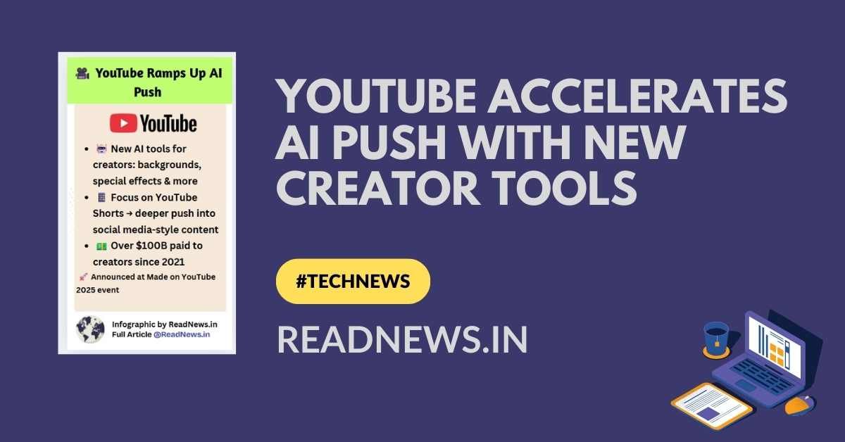 YouTube Accelerates AI Push with New Creator Tools
