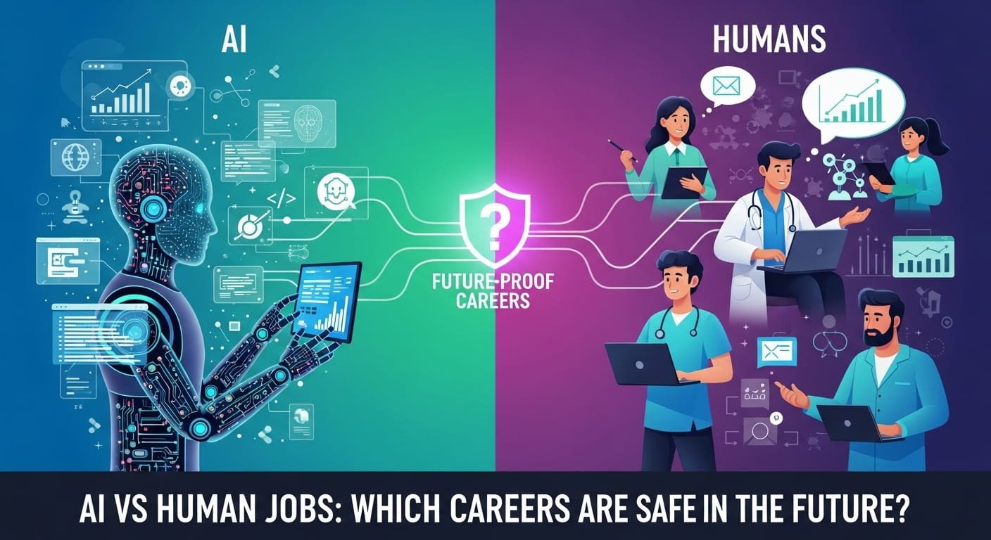 AI vs Human Jobs: Which Careers Are Safe in the Future?