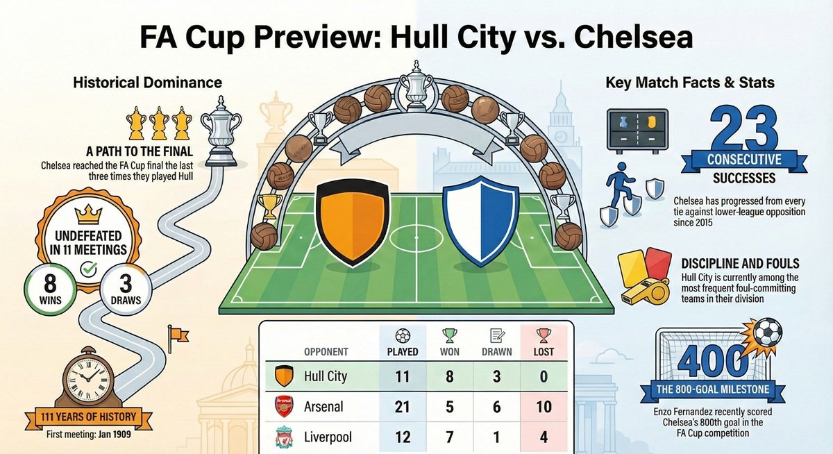 Hull City vs Chelsea – FA Cup Fourth Round Preview (13 February 2026)