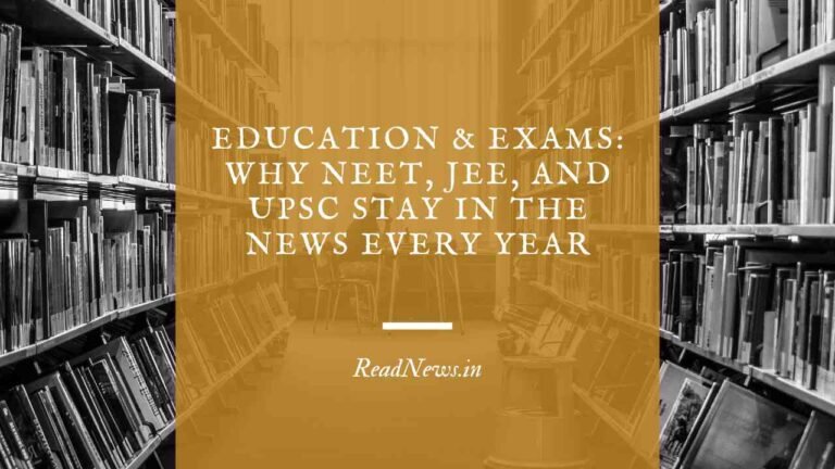 Education & Exams Why NEET, JEE, and UPSC Stay in the News Every Year