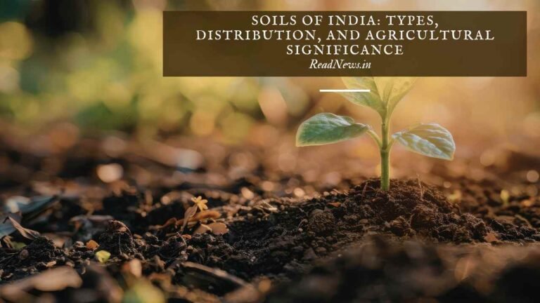 Soils of India Types, Distribution, and Agricultural Significance