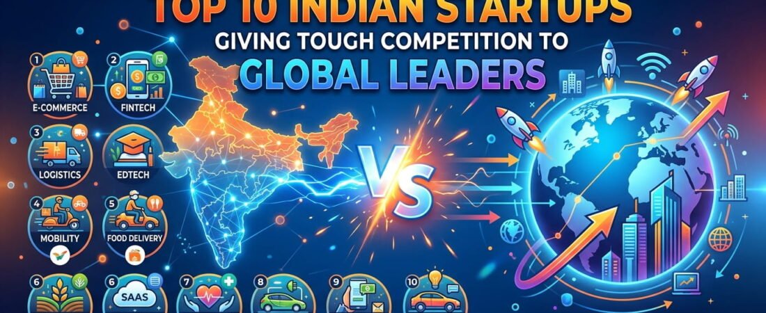 Top 10 Indian Startups Giving Tough Competition to Global Leaders