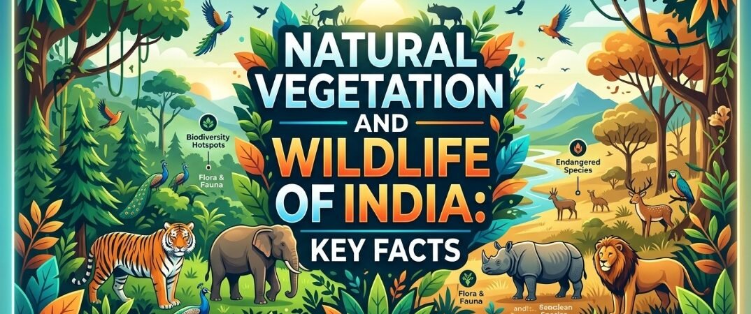 Natural Vegetation and Wildlife of India: Key Facts