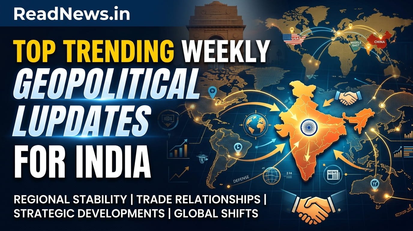 Top Trending Weekly Geopolitical Updates for India 21 to 28 July 2026