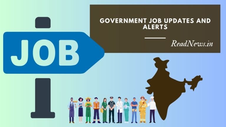 Government Job Updates and Alerts